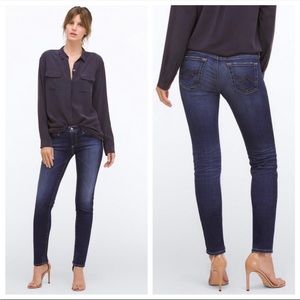 AG Adriano Goldschmied The Stilt Cigarette Leg Jeans 10 Years Rio Size 25R